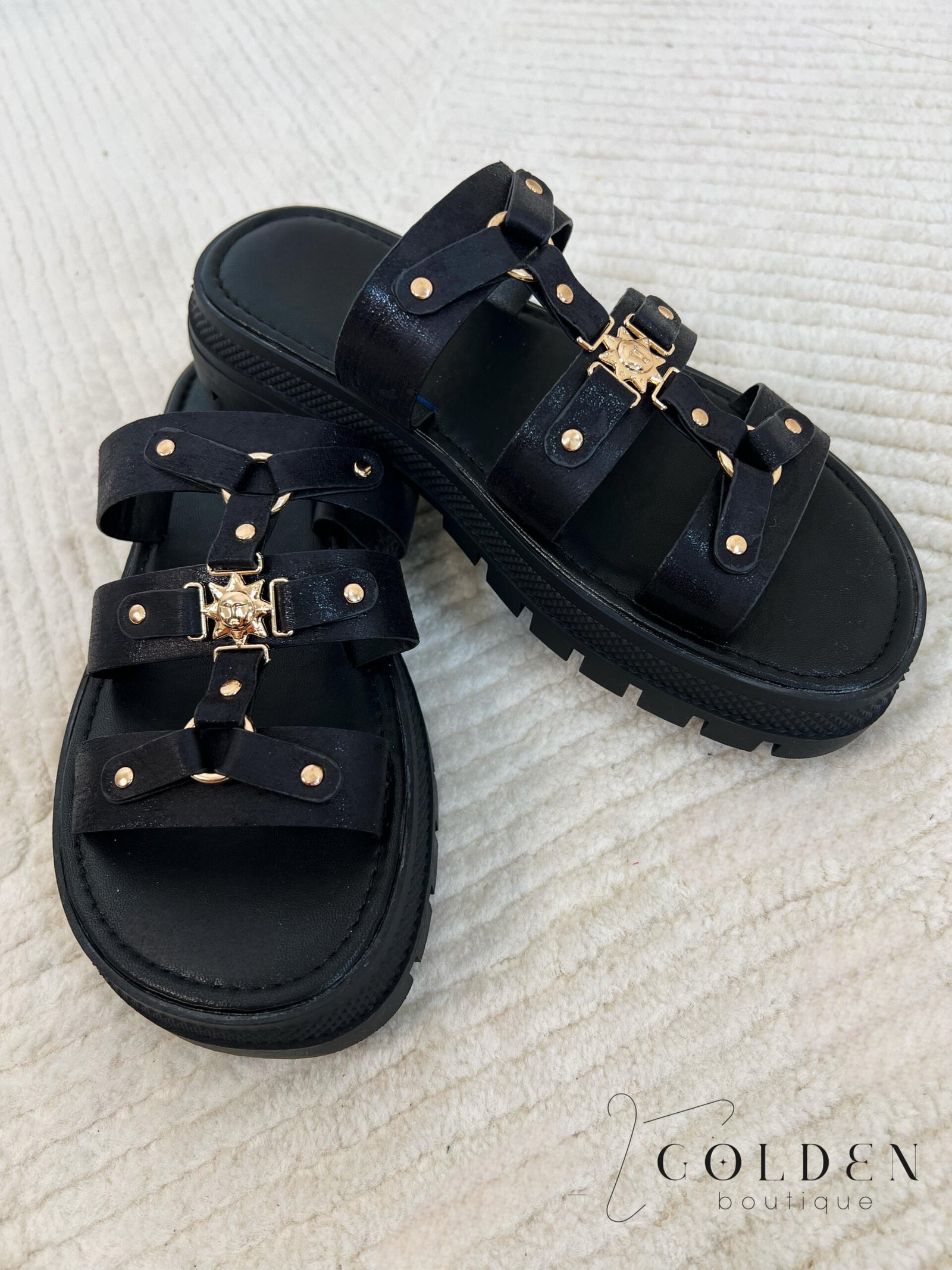 Sandales ☀️Inspi CEL*NE - Noir