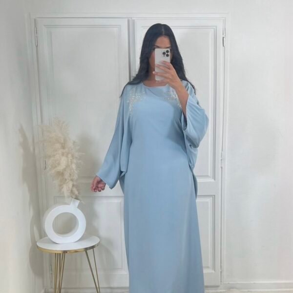 Abaya ALISMA bleue