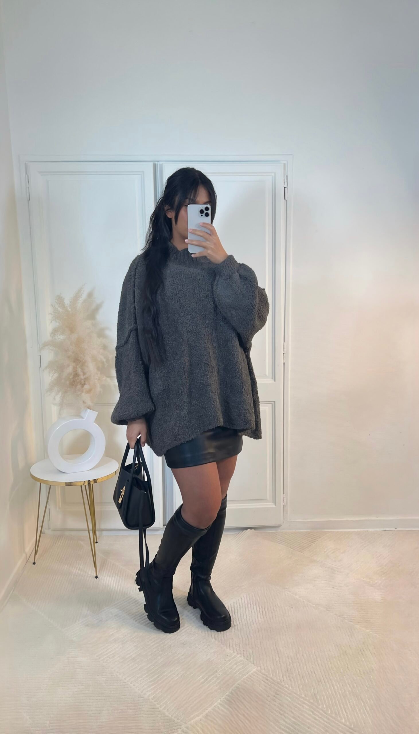 Pull Loose molletonné Choco